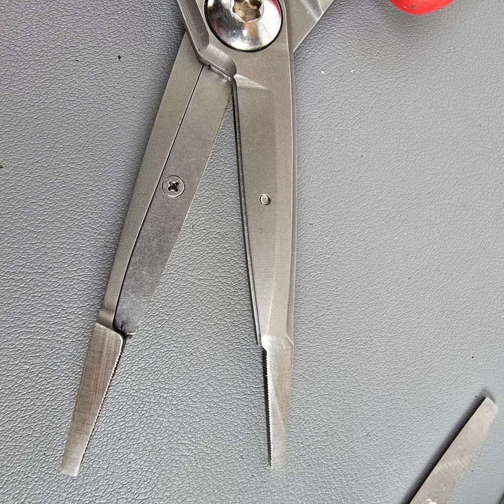 Buck Knives 030 Splizzors Fishing Multi-Tool Shears Red 420HC Steel W/ Sheath